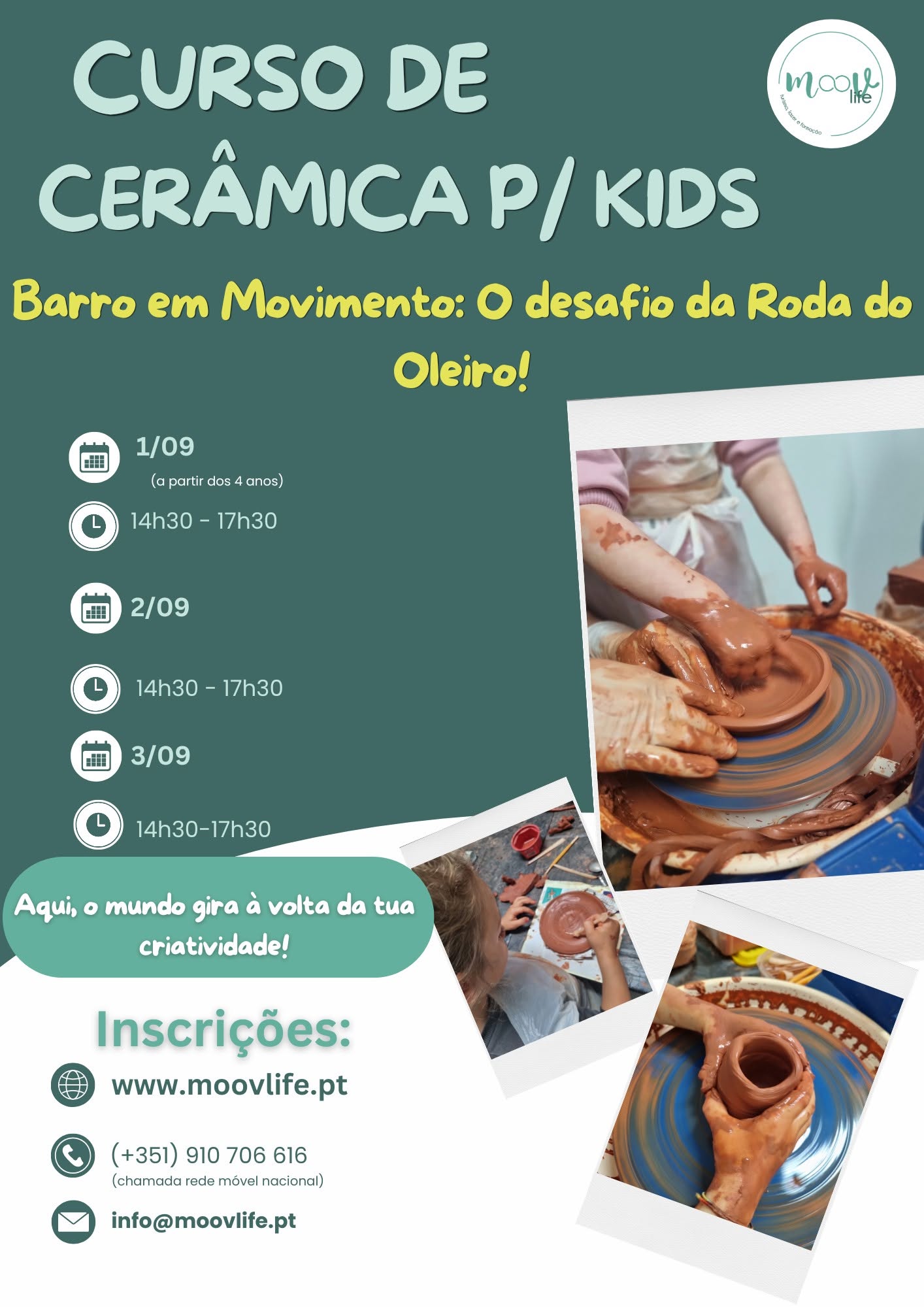 Curso de Cerâmica p/Kids — event image